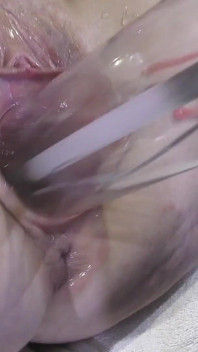 Far Spread Pussy Close up Fucking with Lamp 1000watt