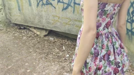 Pancutan mani pada Tetek di Taman