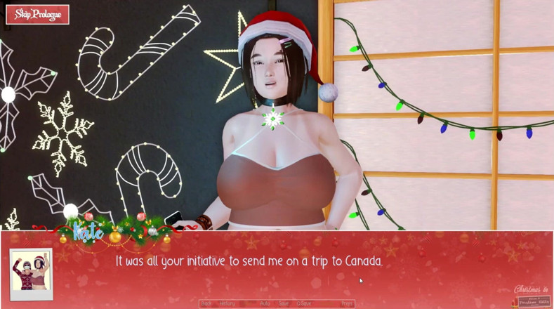 Cumming Gaming: Unlimited Christmas [xmas hentai porn play] ep.2 Christmas trip with sexy...
