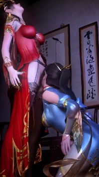 Medusa queen und Feng Qing yi verführt - 3D Animation