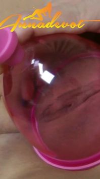 Shaved Pussy Pumped up - That's Just Horny I Can Tell You When the Shaved Pussy Is Inflated Nicely with Negative Pressure