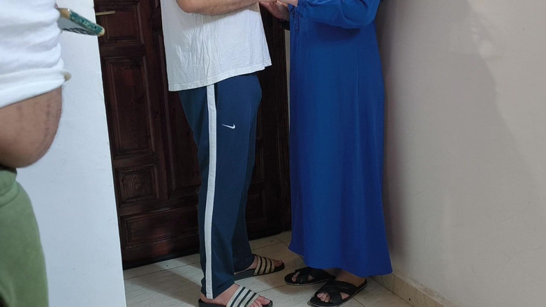 Egyptian wife cuckold: Evli kadın Arap ateşli