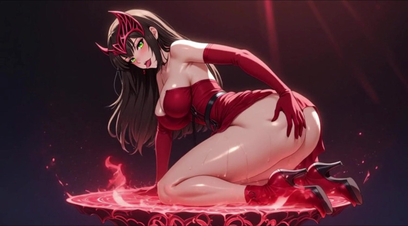 My night collection: Scarlet Witch onthult haar erotische kant met rode chaos-magie in...