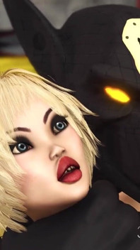 Tânără blondă excitată futută tare de anubis sf în piramida dominatoarelor