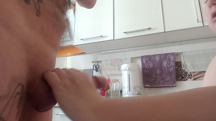 Zona901: Milf BBW sucks my cock and gets a mouthful of...