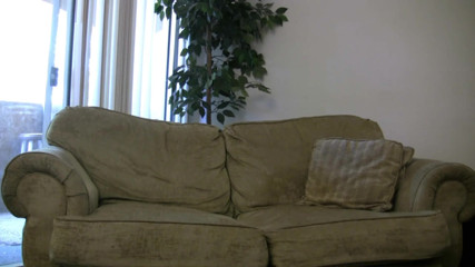 Injoy X: Petite slut spreads her legs on the couch and masturbates