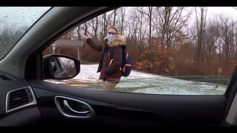 ScarlettRavenXO: Teen Girl in Plaid Skirt Gets a Ride to School...