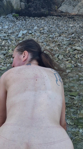 Thumbnail of Mature Wife Dildo Play and Pissing at the Beach