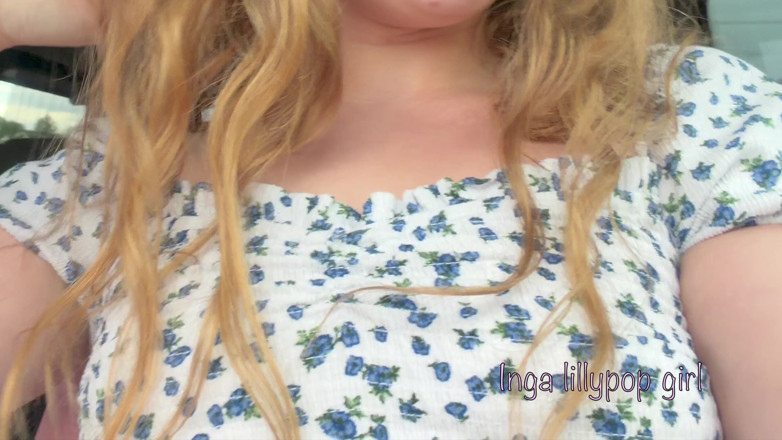 Inga lillypop girl: ฉันชอบเดินในชุดเดรสโดยไม่ใส่กางเกงใน