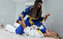 女同judoka Catfight