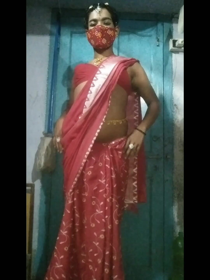 Sissy lily: Sissy Lily New Sari Cross Dressing