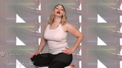 Goddess Misha Goldy: ¡Sé que no eres heterosexual y que te gusta masturbar...
