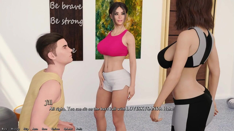 LoveSkySan69Real: Být Dik 0.5.0 část 91 užívání Si Jill a Isabella od Loveskysan69