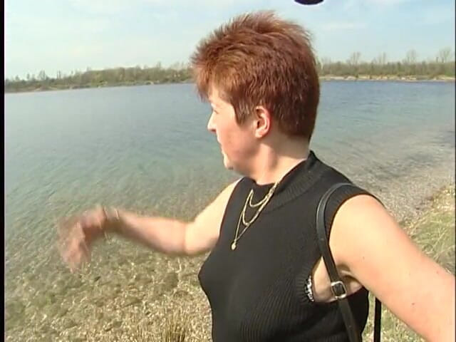 Lucky Cooch: Short hair mature at the outdoors interview