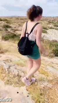 Walk and Fuck in Greece by the Seaside in Greece and Fucking Outside