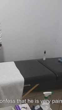 Real Doctor Examines the Patient's Anus and Breasts