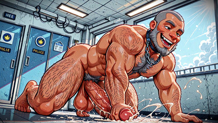 Erotic Man: Perverzní policajti ukazující vztyčená péra