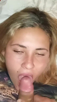 I Sit on My Stepbrother so She Can Suck My Cock and Get All the Milk Out of Me