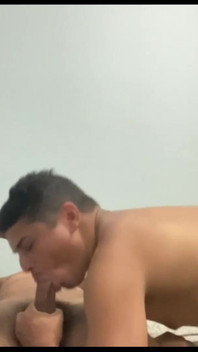 Sucking the Skinny Hairy Dick