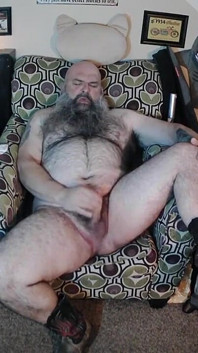 Urs blănos Monk3yming0 cu picioarele mele groase Întinse