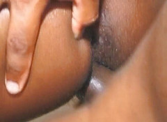 Black Jass: Alluring busty ebony fucking rough