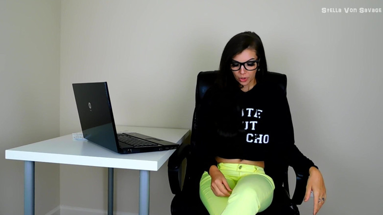 Stella Von Savage: Pixel Penis - Coworker's Sph