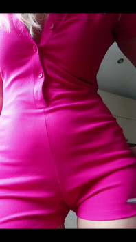 Wetting Pink Shorts Is the Best Way to Start My Morning!