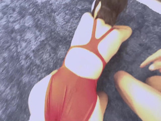 Cosplay love M: [POV] Fucked in a speedo swimming suit by a teenage 140cm...