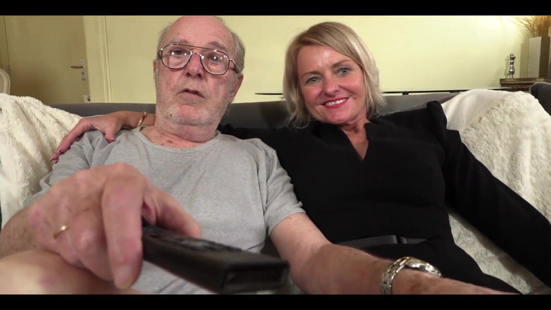 HPG Production: Blonde Posh Cougar in Group Sex While Grandpa Watches