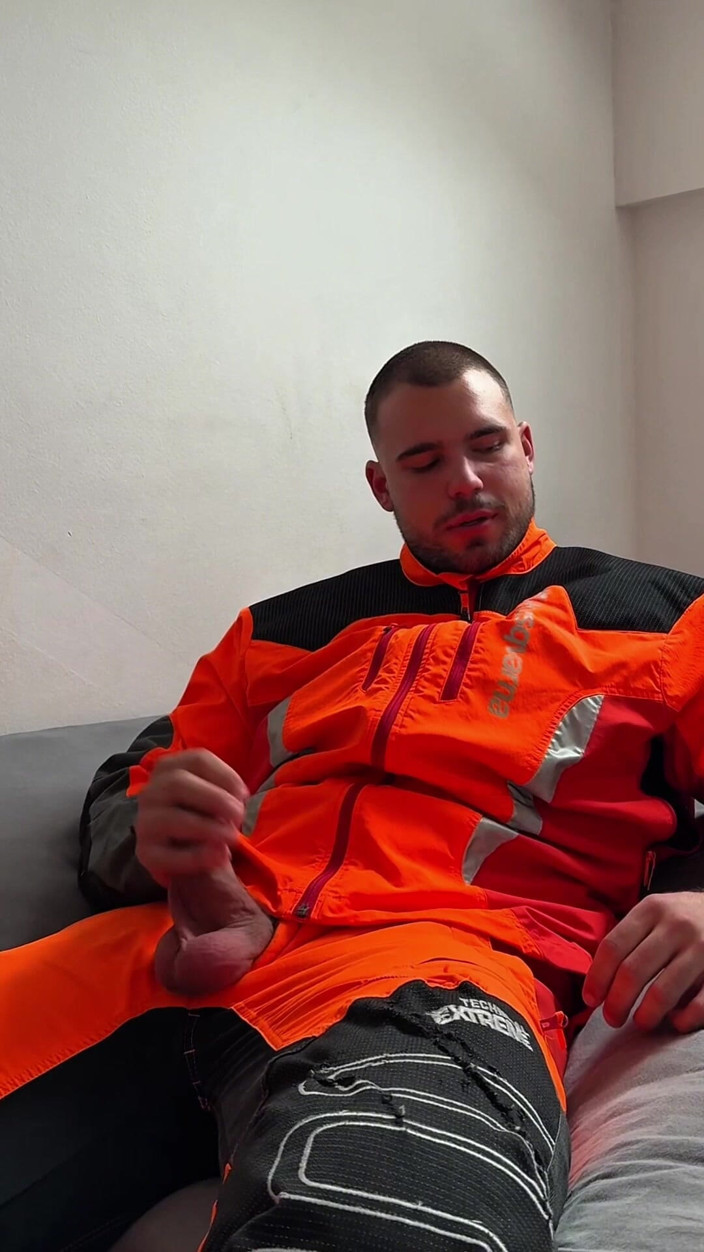 Tyler Blake: Tyler Blake Hivis workwear, muscle flex, dildo oyunu, viteste mastürbasyon...