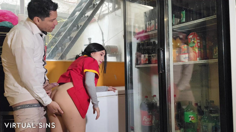 MyVirtualSins: Oxxo Cashier with the Boss