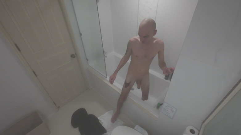 Big dick dadddy: Secret Shower Cam Caught Me Touching Myself