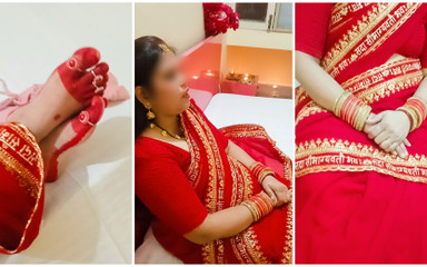 Ankita10000: Tamil Girl Karwachouth Festival Sex with Mallu Boy After Marriage