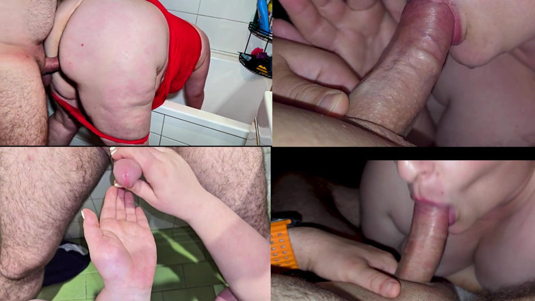 Ladybottox: Enorm Spermasprut Samlingsvideo 4 X 4 Delad Skärm Bästa Ögonblicken