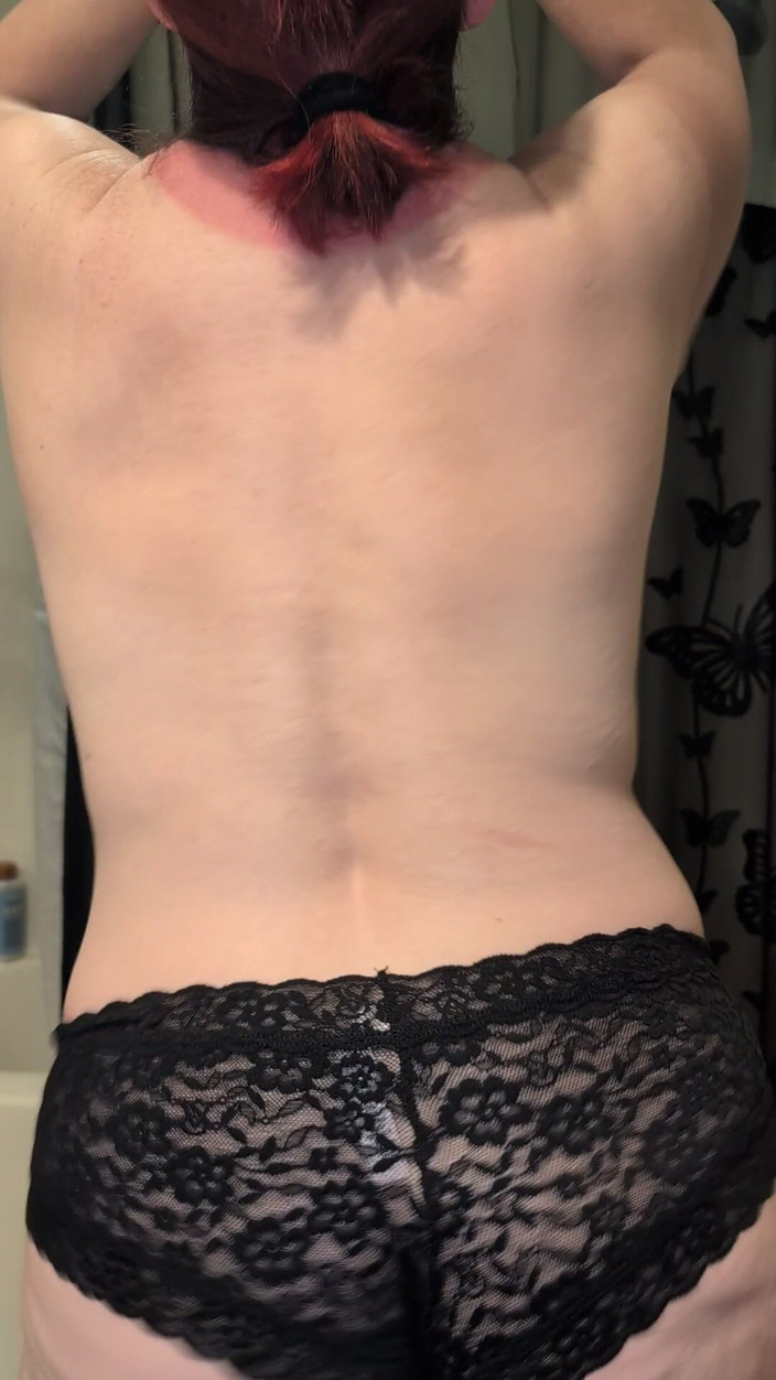 Elianna: Sensual and Sexy in Black Lace Panties