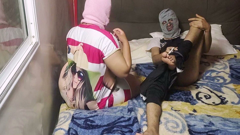 Arabic ebony BBW: BBW-vrouw Diep in De Keel Grote Arabische Man Lul