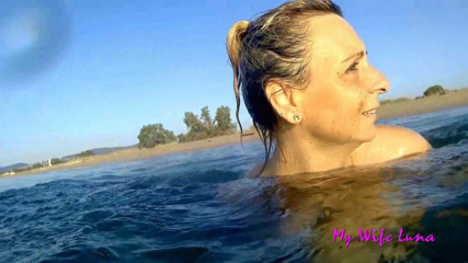 My Wife Luna: Am strand gefickt