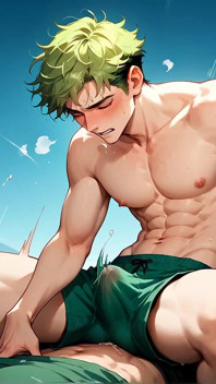 Green-haired Muscle Lover's Mountain Wet Fantasy - Gay XXX Porn! Get Well-prepped to Jizz with These Crazy Lovers.