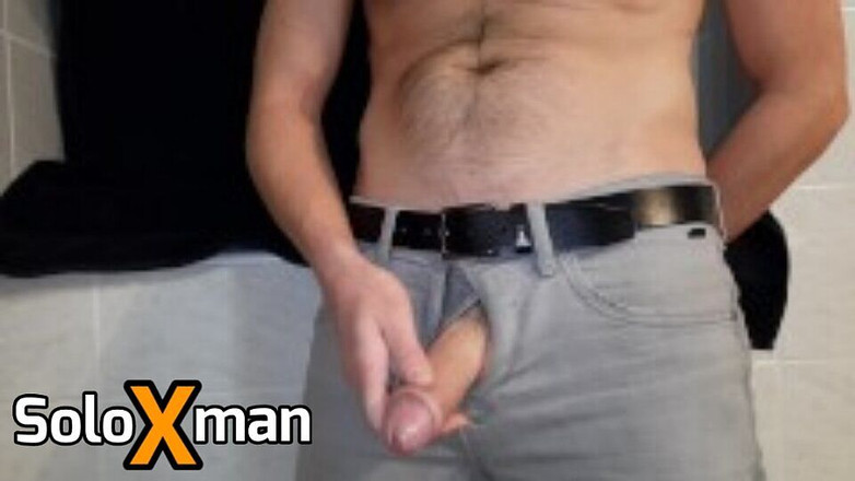 SoloXman: Akrobatický chlapec masturbuje proti zdi, protože je nadržený - Soloxman