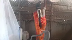 Tamil Housewife Big Boobs Show in Village House