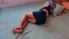 Hope Love: Odpočinek po obědě se promění v hardcore šukání nadrženým šéfem