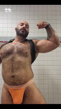 Man in Bathroom