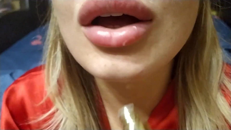 Sweet Hot mouth: Süßer blowjob für meinen abonnenten Sergo, wie angefragt, ich habe...