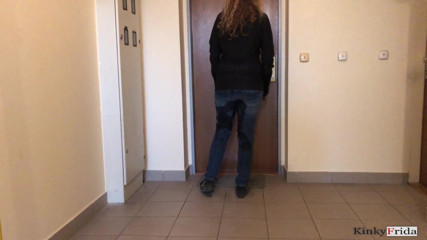 Dominatrix Frida: Pissing compilation - pierced and tattooed girl - pissing pants