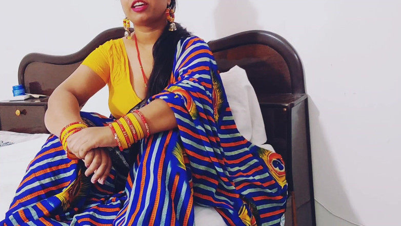 Hotty Jiya Sharmaa: Geile Devar neukt prachtige pas getrouwde Indische Bhabhi