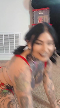 穿插式内衣脱衣挑逗