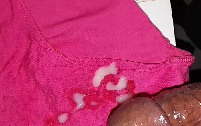 Black guy: Cumshot on Her Panties - Part 11