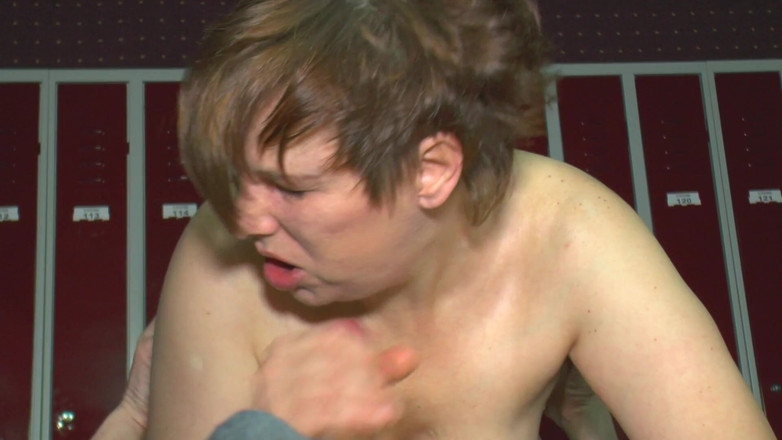 RetroLust: Janitor Fucks Super Hot Mature BBW in the Locker Room