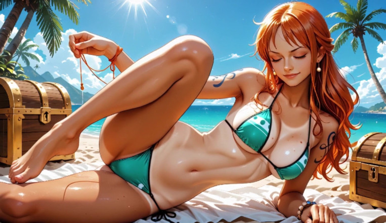 Sdanimacionescol: Nami Fucked Hard by Luffy and Zoro - Threesome on the...