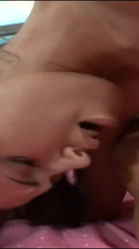 Lucky guy fucks beautiful teen and cums all over her face